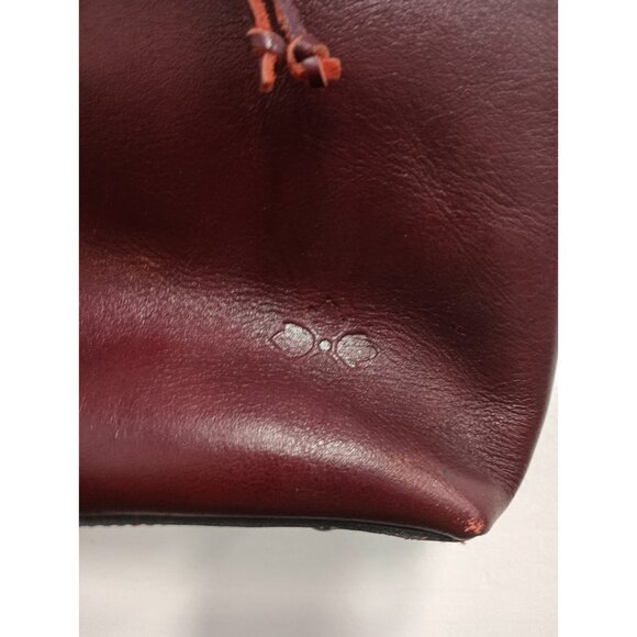 Vintage Patricia Nash Womens Eastleigh Tote Shoulder Bag Large Red Leather - Picture 2 of 11